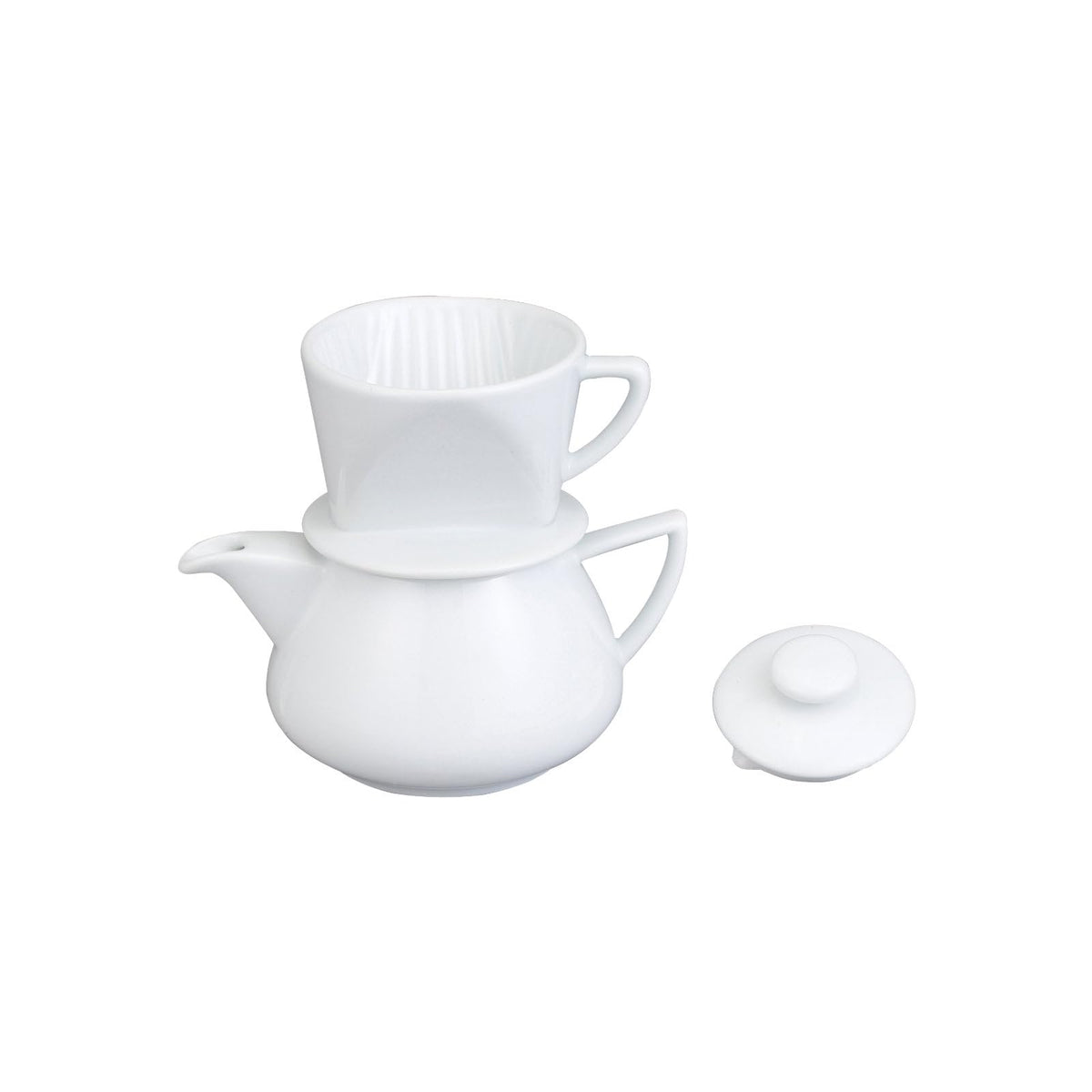 HIC Harold Import Co. Coffee Maker, White