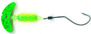 Mack's Lure Fishing Hook, One Size, Green Sparkle
