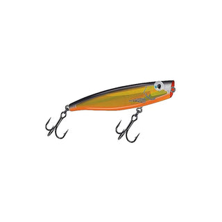 MirrOLure Fishing Hook, 3 5/8in 1/2oz, Black Bk/Org/Gld