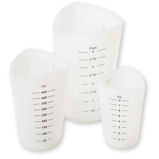 Tablecraft HSMC3 Measuring Cups, White