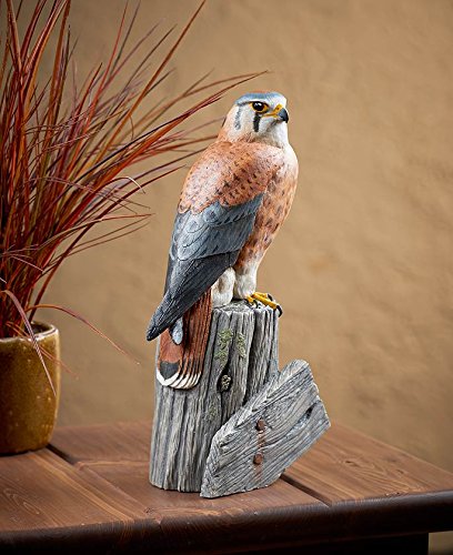 Wild Wings Kestrel Sculpture by Randal Martin
