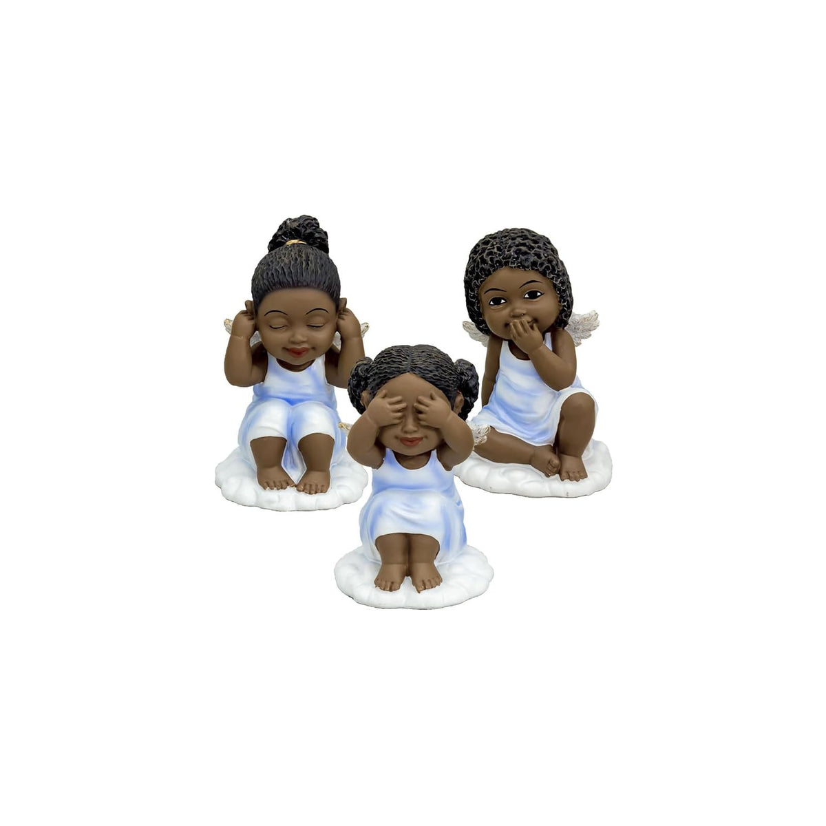 Ebony Treasures Figurine, 3.5 Inches, [Likely: White, Pink, Or Gold]