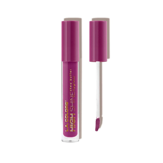 L.A. Girl Colors High Shine Shea Butter Lip Gloss, Luscious Wine, 0.14 Ounce