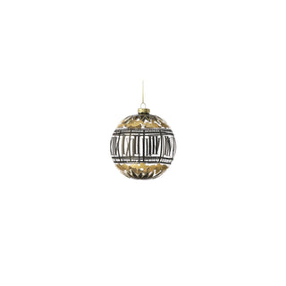 Regency International Hanging Ornament, Gold Black