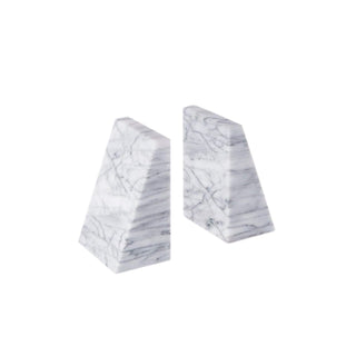 JEmarble Bookend, White