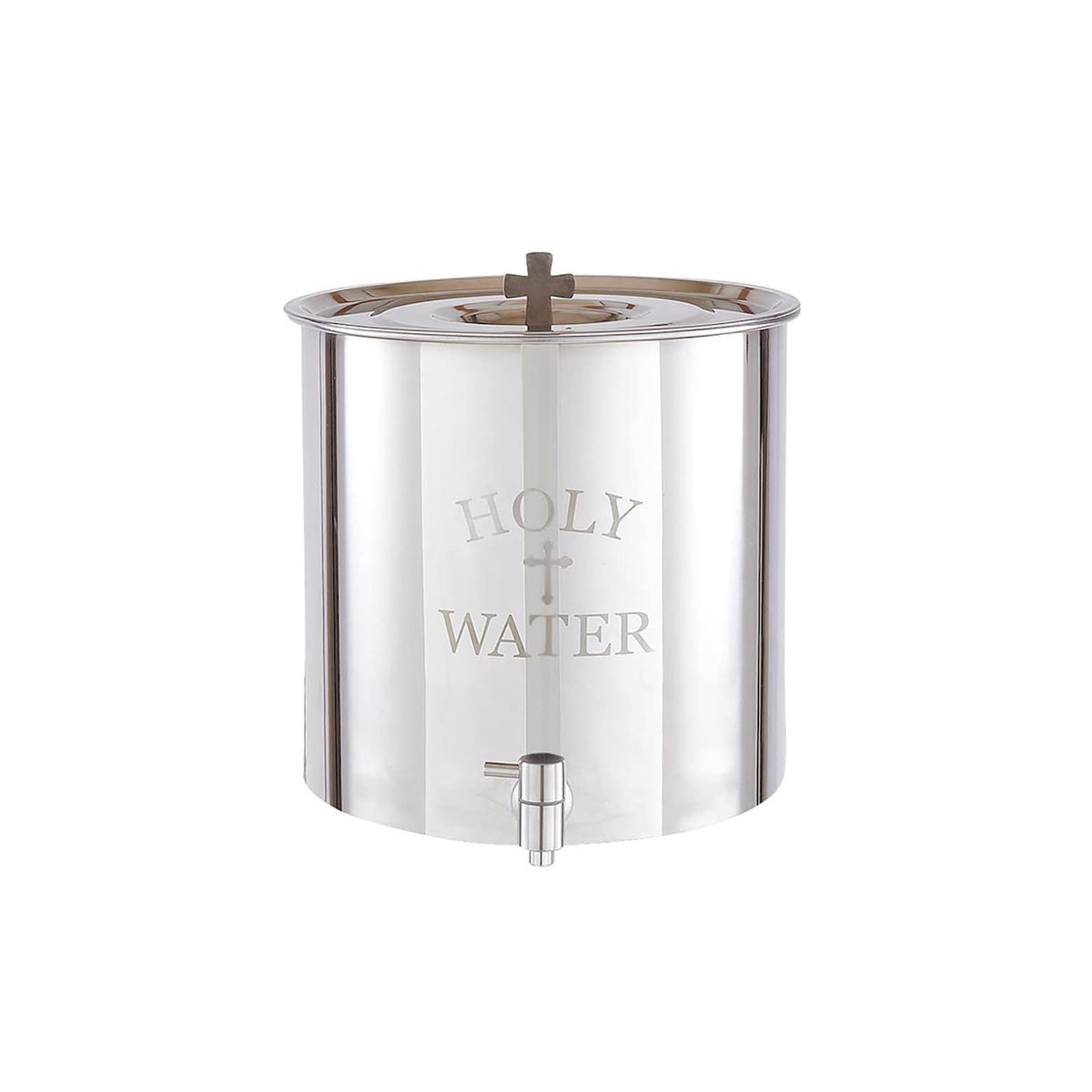 Generic Gravity Beverage Dispenser, Silver, Brass, Stainless Steel