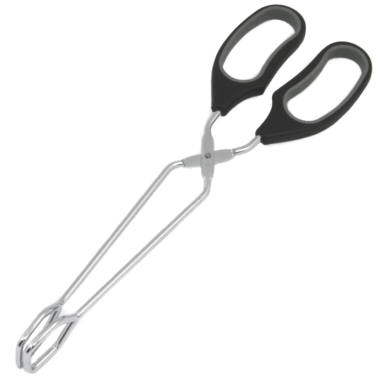 Chef Craft Classic Straight Tongs, 12 inch, Black