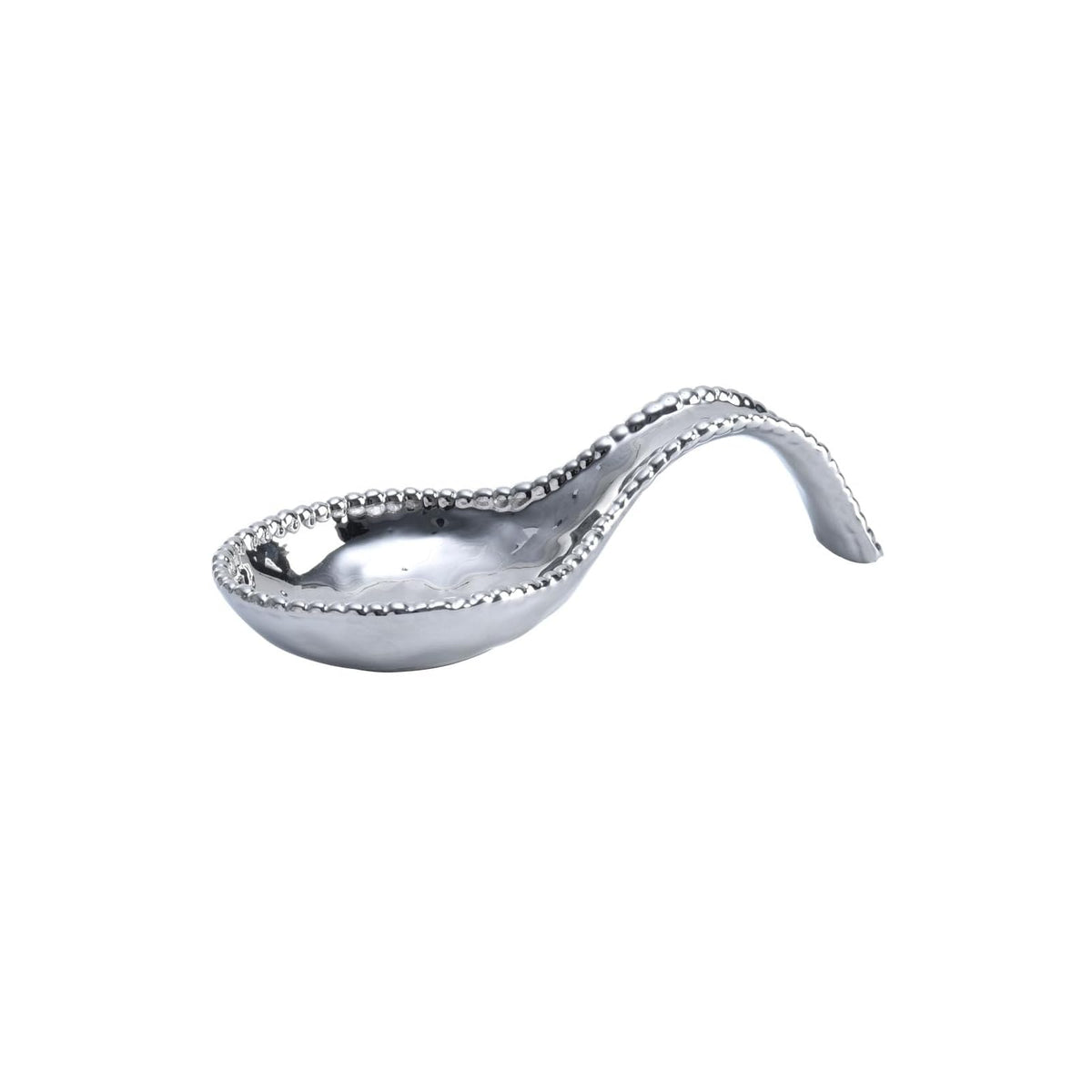 Pampa Bay Spoon Rest, 9.5 x 4, Silver