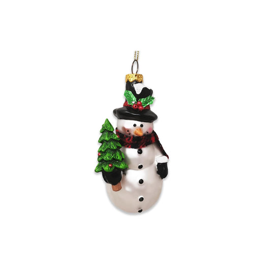 OrnamentallyYou Hanging Ornament, 2.6in (L) x 2in (W) x 5.1in (H), Comfy Snowman