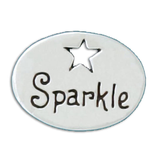 Basic Spirit Pocket Token Coin - Sparkle/Star - Handcrafted Pewter, Love Gift for Men and Women, Coin Collecting