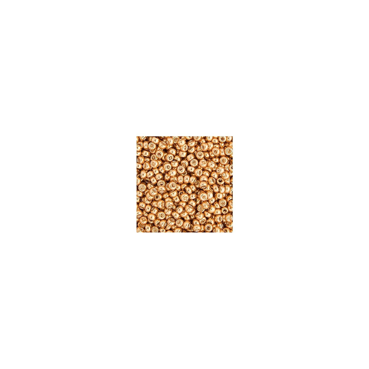 John Bead Craft Bead, 2mm, Gold Galvanized