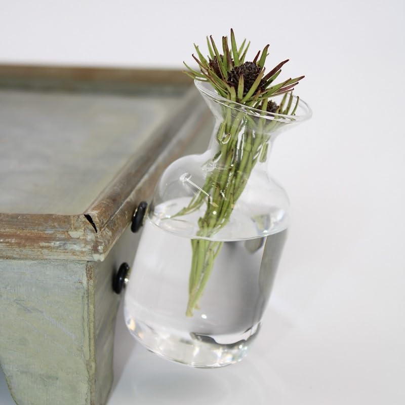 TradeCie Mini Magnetic Glass Vase, Table Decor