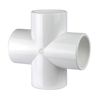 Snapclamp PVC- Cross 2" (Furniture Grade White)