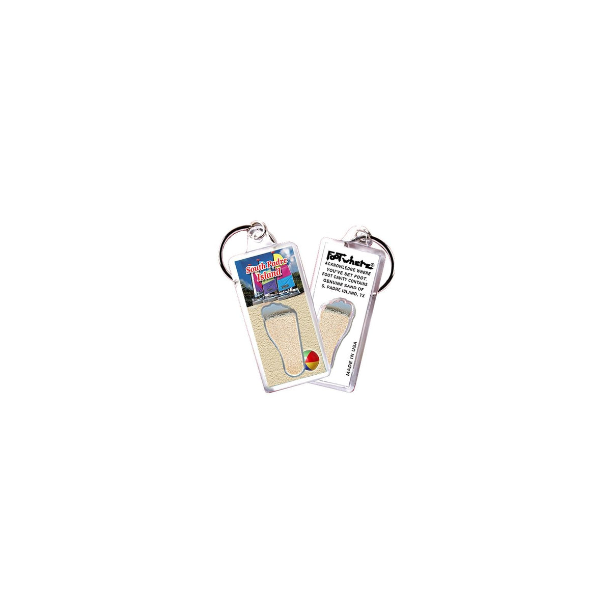 FootWhere Keychain, Small, Sp104 - Hobies