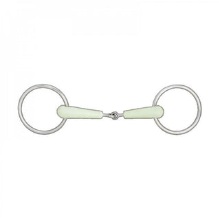 HORZE Apple Flavor Loose Ring Snaffle Bit - 5.25