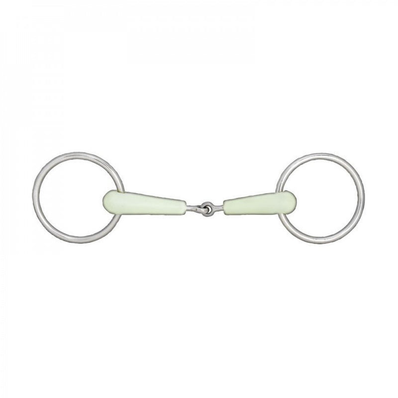 HORZE Apple Flavor Loose Ring Snaffle Bit - 5.25