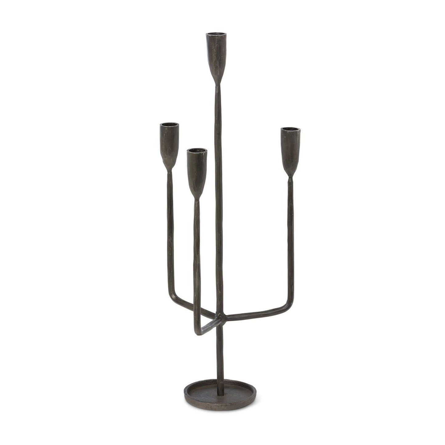 Park Hill Collection EAB06080 Primitive Iron Candelabra, 23-inch Height