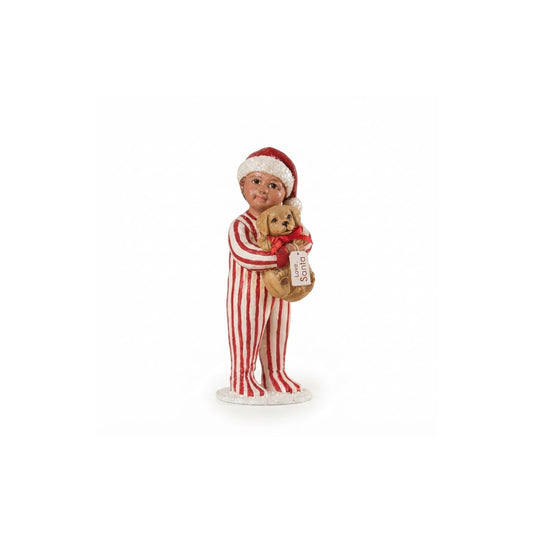 Bethany Lowe Figurine, 2 x 2 x 5.5 inches, Red