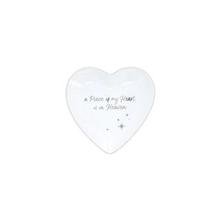 Pavilion Gift Company Tray, 4.5", White, Silver