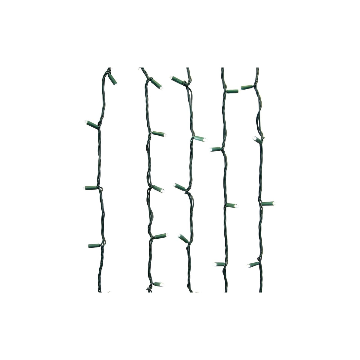 Kurt S. Adler String Light, 5 ft x 4.3" x 3.6", White