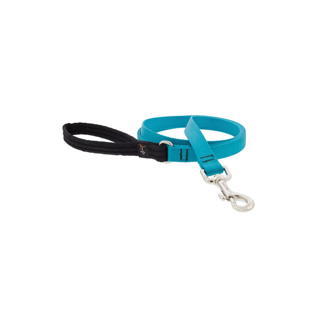 LupinePet Leash, 3/4" wide; 4-foot, Aqua