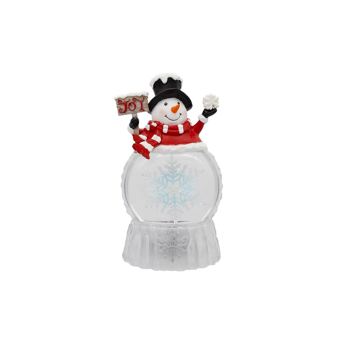 Kurt S. Adler Snow Globe, White, Classic
