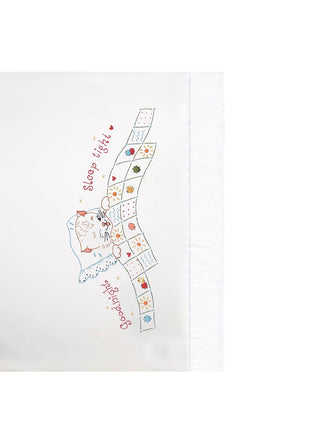 Design Works Crafts Tobin Stamped Pillowcases Nigh,t 20" x 30" Embroidery Kit, Good Night
