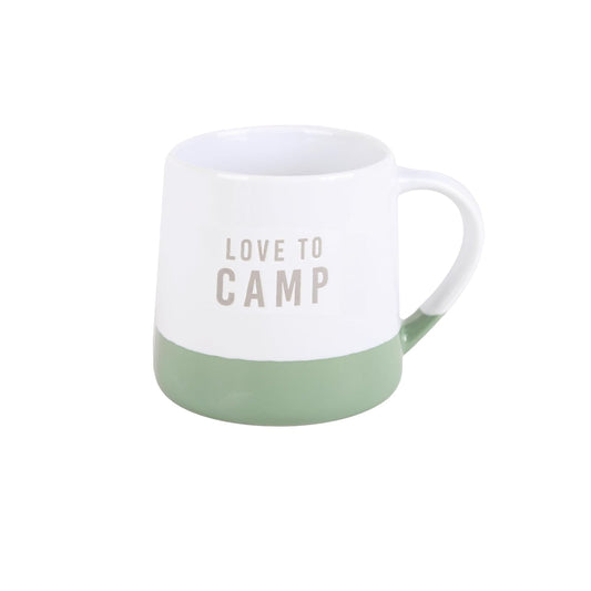 Pavilion Gift Company Drinking Cup, 17 Ounces, White, Green