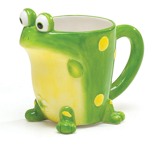 burton + BURTON Toby The Toad Frog Coffee Mug Adorable Mug With Gift Box