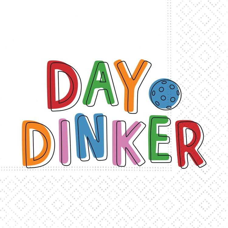 DESIGN DESIGN Day Dinker Beverage Napkin, Party Supplies