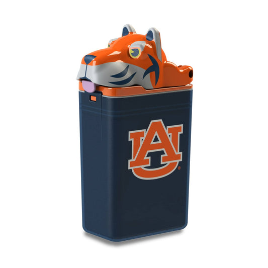 FUNTOPS Reusable Water Bottle | Officially Licensed NCAA Sports Bottle | BPA Free | Dishwasher Safe | Tiger Aubie Mascot | 12 oz Drink in auburn Box - Auburn University