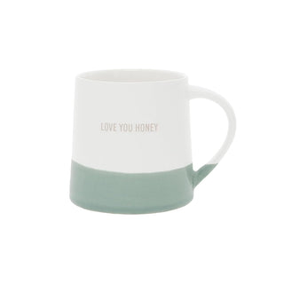 Pavilion Gift Company Drinking Cup, 17 Ounces, White, Green