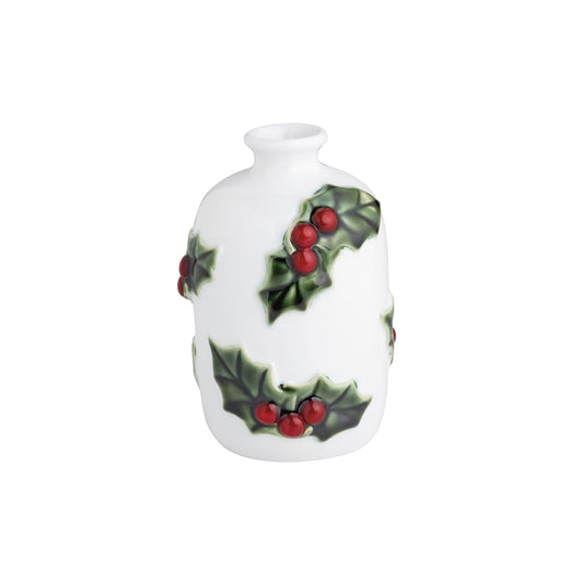 Mud Pie Vase, 5" x 3 1/4" dia, Green