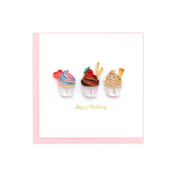 Quilling Card Greeting Card, 6", Multi