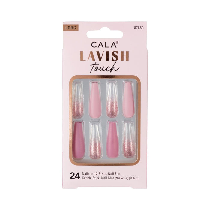 Cala False Nail, Medium, Pink