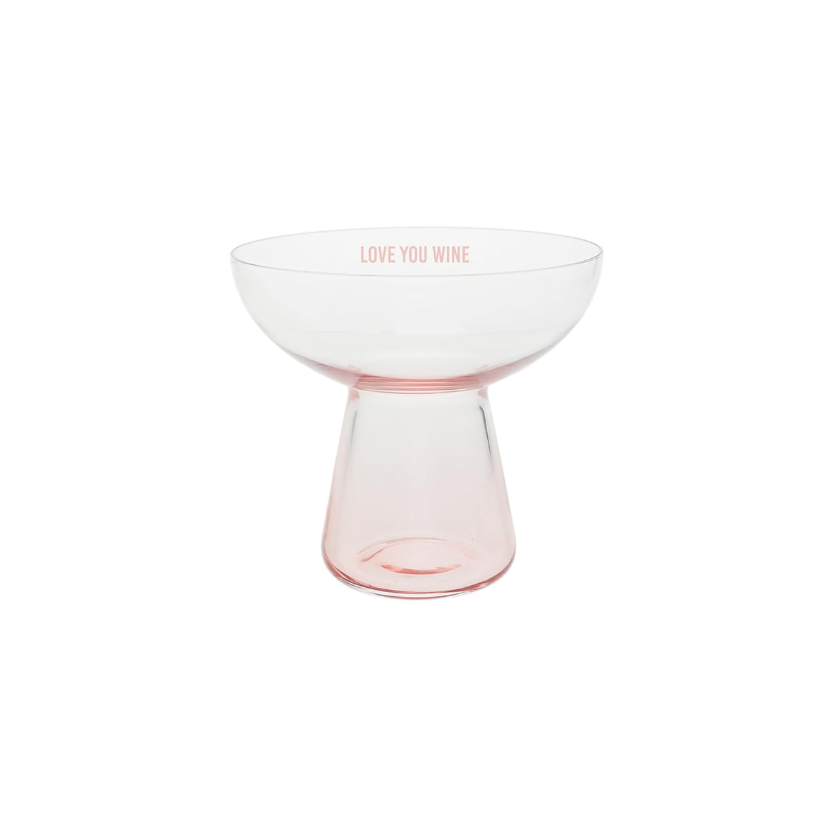 Pavilion Gift Company Drinking Cup, 15 Ounces, Pink, Clear & Gray