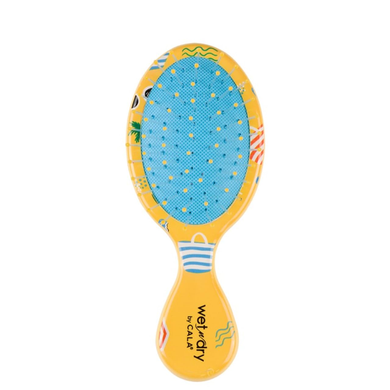 CALA WET-N-DRY MINI DETANGLING HAIR BRUSH (TROPICAL VACATION)