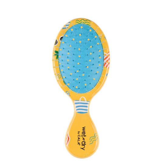 CALA WET-N-DRY MINI DETANGLING HAIR BRUSH (TROPICAL VACATION)