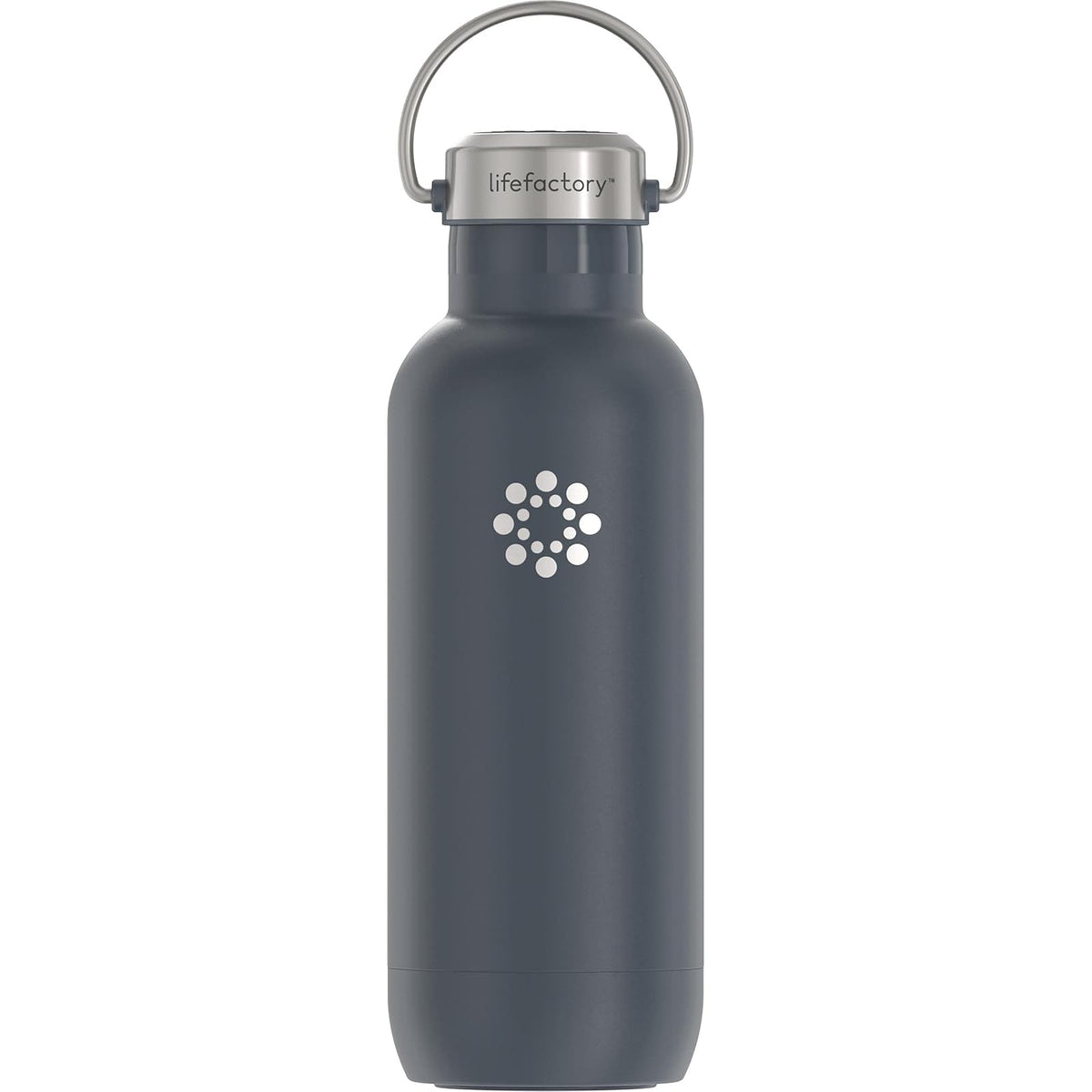 Lifefactory Thermos, 20 Ounces, Carbon