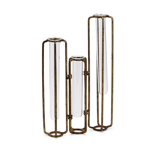 Two's Company Vase, Gold, French