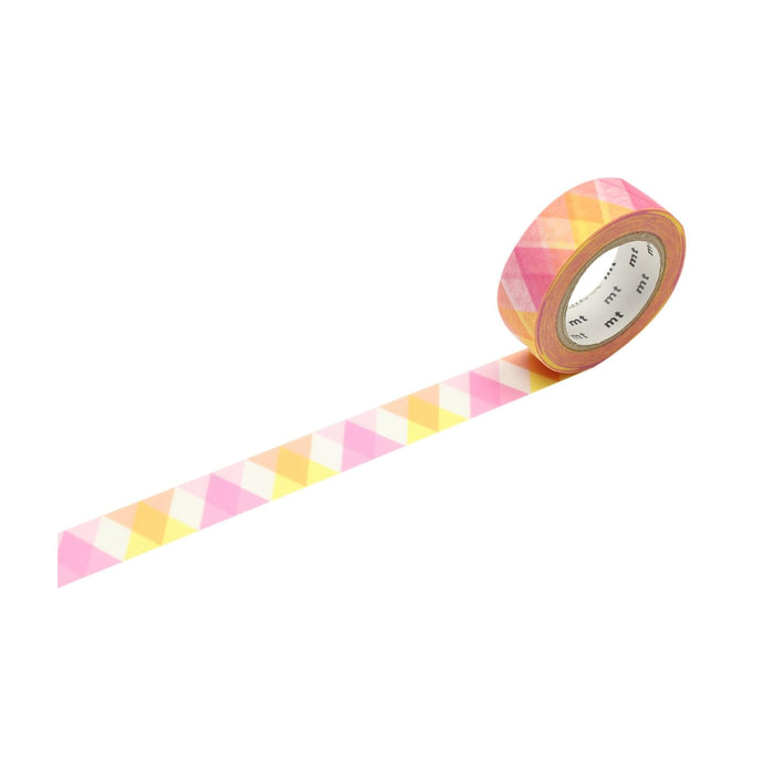 MT Masking Tape Adhesive Tapes, 15mm x 10m x 0.1cm, Pink