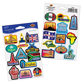 Beistle Passport Stickers
