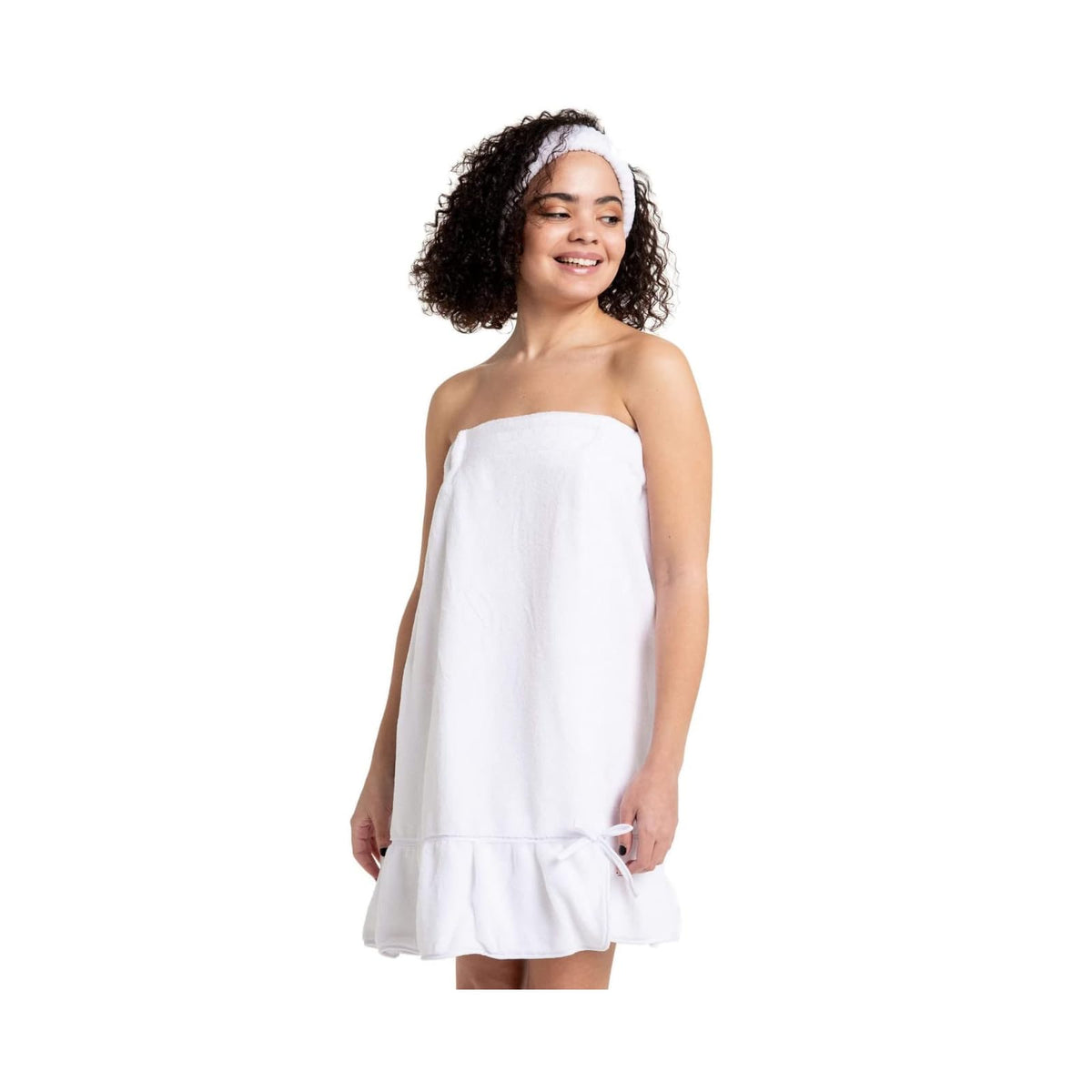 Bella il Fiore Towel, One Size, White