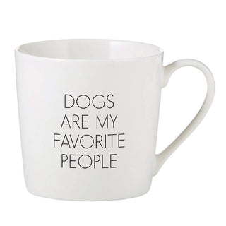 Creative Brands SB Design Studio SIPS Bone China Coffee Cup/Mug, 14-Ounce, Favorite People