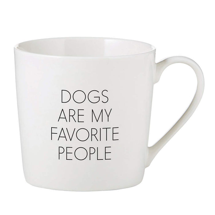 Creative Brands SB Design Studio SIPS Bone China Coffee Cup/Mug, 14-Ounce, Favorite People