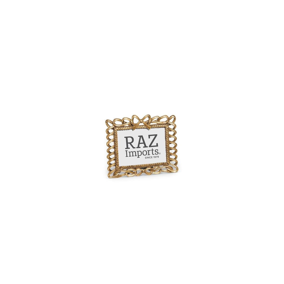 RAZ Imports Picture Frame, 6.75" L x 0.5" W x 5.5" H, Gold