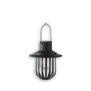 K&K Interiors Electric Lantern, Black