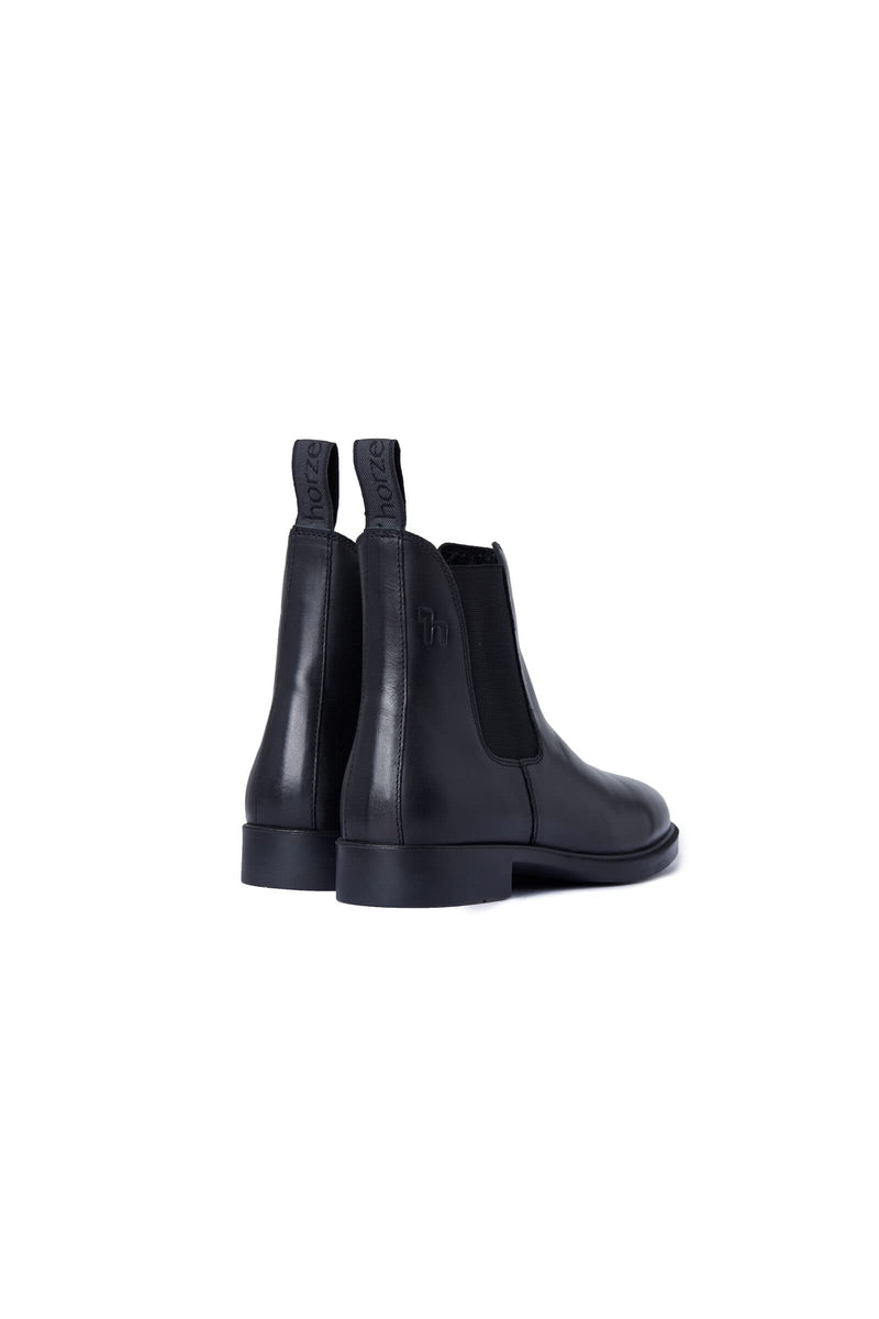 Horze Signature Kids Paddock Boots - Black - 12.5