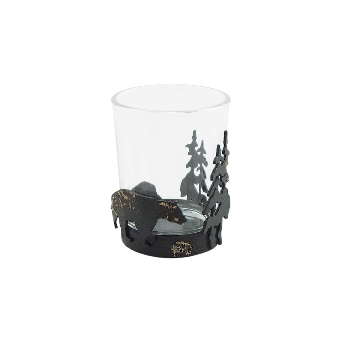 Lipco Candle Holder, Black