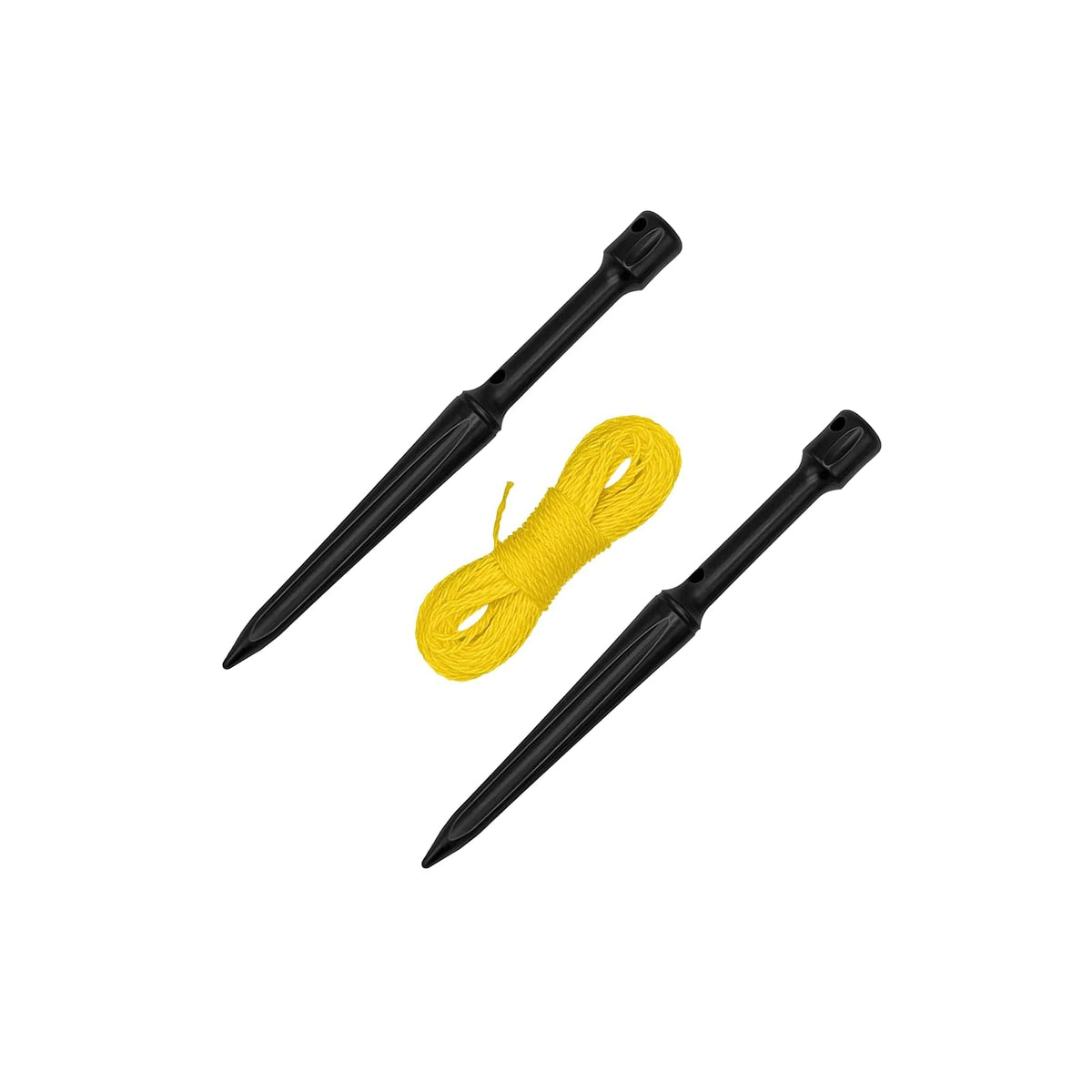 Zenport Anchor Stake, One Size, Black and Yellow